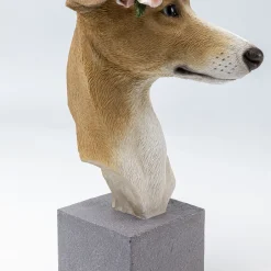 Outlet Decofiguur Fiori Greyhound 47cm Opbergers|Woondecoratie
