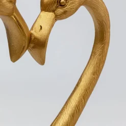 Discount Decofiguur Flamingo Love Gold 39cm Opbergers|Woondecoratie
