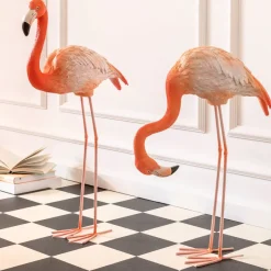 Fashion Decofiguur Flamingo Road 75cm Opbergers|Woondecoratie