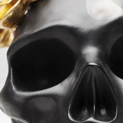 Hot Decofiguur Flower Skull 22cm Opbergers|Woondecoratie