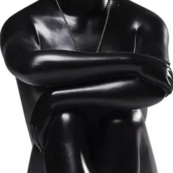 Hot Decofiguur Gangster Rabbit Zwart Opbergers|Woondecoratie