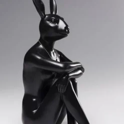 Hot Decofiguur Gangster Rabbit Zwart Opbergers|Woondecoratie