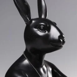 Hot Decofiguur Gangster Rabbit Zwart Opbergers|Woondecoratie