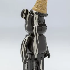 Outlet Decofiguur Gelato Bear Black 40cm Opbergers|Woondecoratie