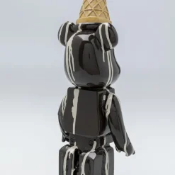 Outlet Decofiguur Gelato Bear Black 40cm Opbergers|Woondecoratie