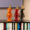 Online Decofiguur Gelato Bear Orange 40cm Opbergers|Woondecoratie