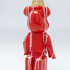 Fashion Decofiguur Gelato Bear Red 40cm Opbergers|Woondecoratie