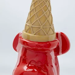 Fashion Decofiguur Gelato Bear Red 40cm Opbergers|Woondecoratie