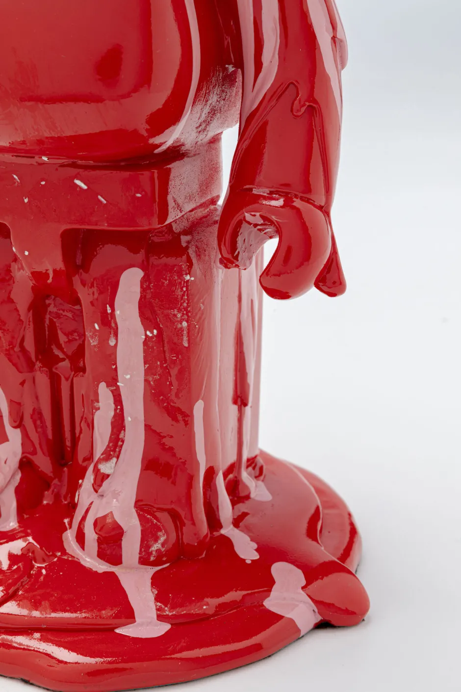 Fashion Decofiguur Gelato Bear Red 40cm Opbergers|Woondecoratie