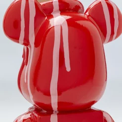 Fashion Decofiguur Gelato Bear Red 40cm Opbergers|Woondecoratie