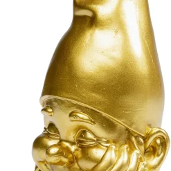Discount Decofiguur Gnome Gold 21cm Opbergers|Woondecoratie