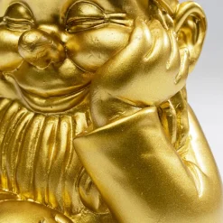 Discount Decofiguur Gnome Gold 21cm Opbergers|Woondecoratie
