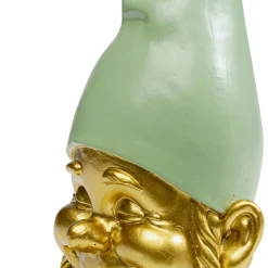 Cheap Decofiguur Gnome Gold Green 21cm Opbergers|Woondecoratie