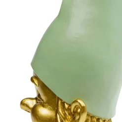 Cheap Decofiguur Gnome Gold Green 21cm Opbergers|Woondecoratie