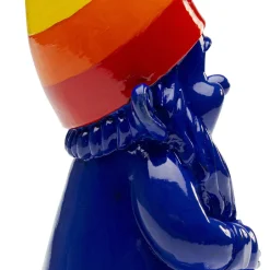 Sale Decofiguur Gnome Standing Rainbow Blauw 21cm Opbergers|Kasten