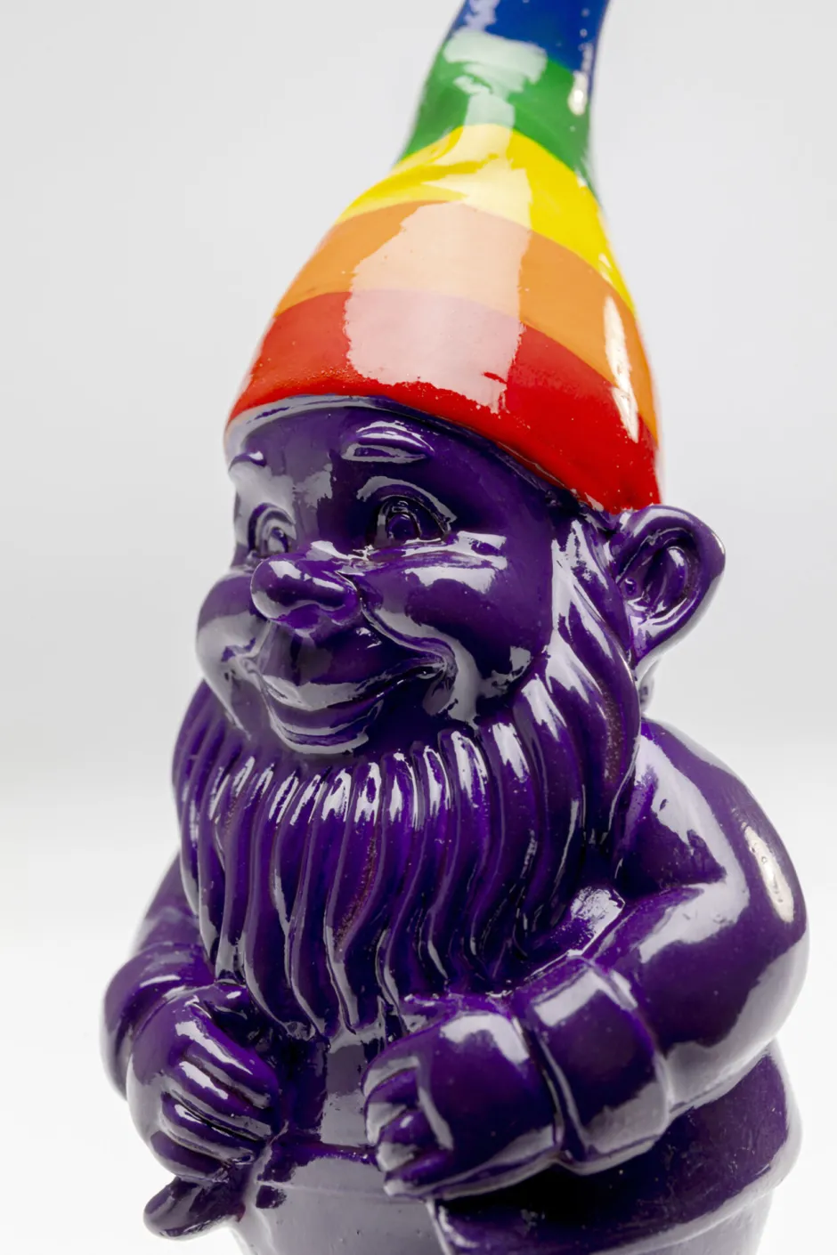 Best Sale Decofiguur Gnome Standing Rainbow Paars 11cm Opbergers|Woondecoratie