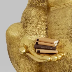Sale Decofiguur Gorilla Goud XXL 249cm Opbergers|Woondecoratie