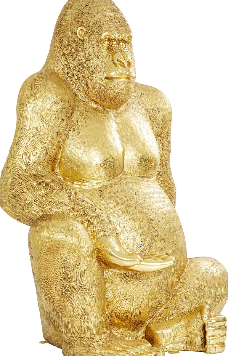 Best Sale Decofiguur Gorilla Goud XL 180cm Opbergers|Woondecoratie