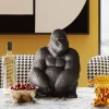 Shop Decofiguur Gorilla Side Medium Zwart Kasten|Tuinmeubelen