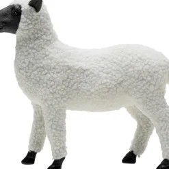 Flash Sale Decofiguur Happy Sheep Wool White 28cm Opbergers|Woondecoratie