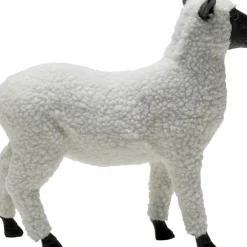 Flash Sale Decofiguur Happy Sheep Wool White 28cm Opbergers|Woondecoratie