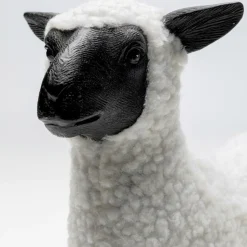 Flash Sale Decofiguur Happy Sheep Wool White 28cm Opbergers|Woondecoratie