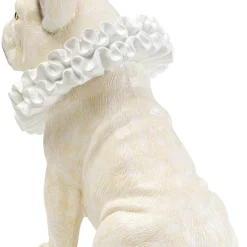 Cheap Decofiguur King Dog White 33cm Opbergers|Woondecoratie