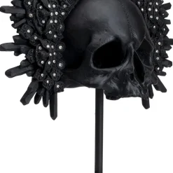 Clearance Decofiguur King Skull Zwart Opbergers|Woondecoratie