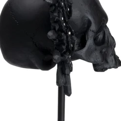 Clearance Decofiguur King Skull Zwart Opbergers|Woondecoratie