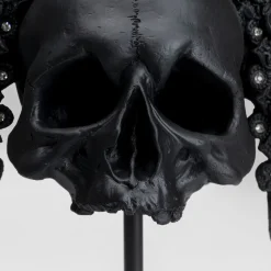 Clearance Decofiguur King Skull Zwart Opbergers|Woondecoratie