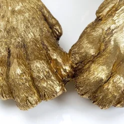Online Decofiguur Leeuw Goud 113cm Opbergers|Woondecoratie