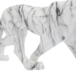Online Decofiguur Leopard Marmer 95cm Opbergers|Woondecoratie