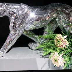 Shop Decofiguur Leopard Mozaïek 129cm Opbergers|Woondecoratie