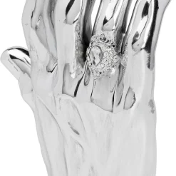 Cheap Decofiguur Mano Diamond Ring Zilver Opbergers|Woondecoratie