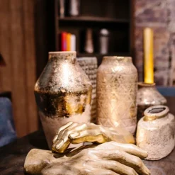 Online Decofiguur Mano Goud Opbergers|Woondecoratie