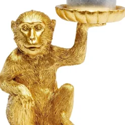 Best Sale Decofiguur Monkey Theelichthouder 11cm Opbergers|Woondecoratie
