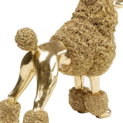 Cheap Decofiguur Mrs Poodle Gold 34cm Opbergers|Woondecoratie