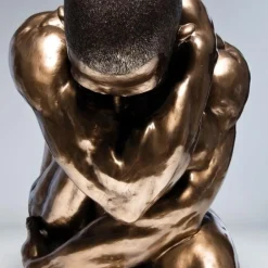 Discount Decofiguur Nude Man Hug Brons 54cm Opbergers|Kasten