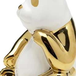 Fashion Decofiguur Panda Gold 19cm Opbergers|Woondecoratie