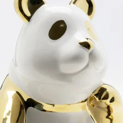 Fashion Decofiguur Panda Gold 19cm Opbergers|Woondecoratie