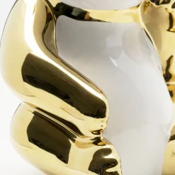 Fashion Decofiguur Panda Gold 19cm Opbergers|Woondecoratie