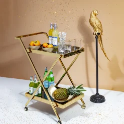 Shop Decofiguur Parrot Goud Opbergers|Woondecoratie