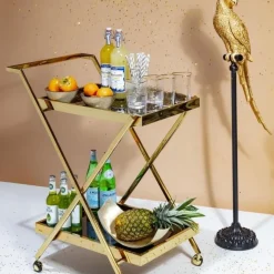 Shop Decofiguur Parrot Goud Opbergers|Woondecoratie