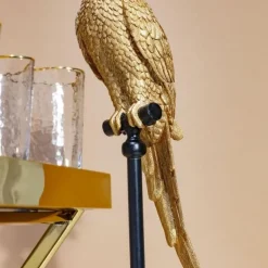Shop Decofiguur Parrot Goud Opbergers|Woondecoratie