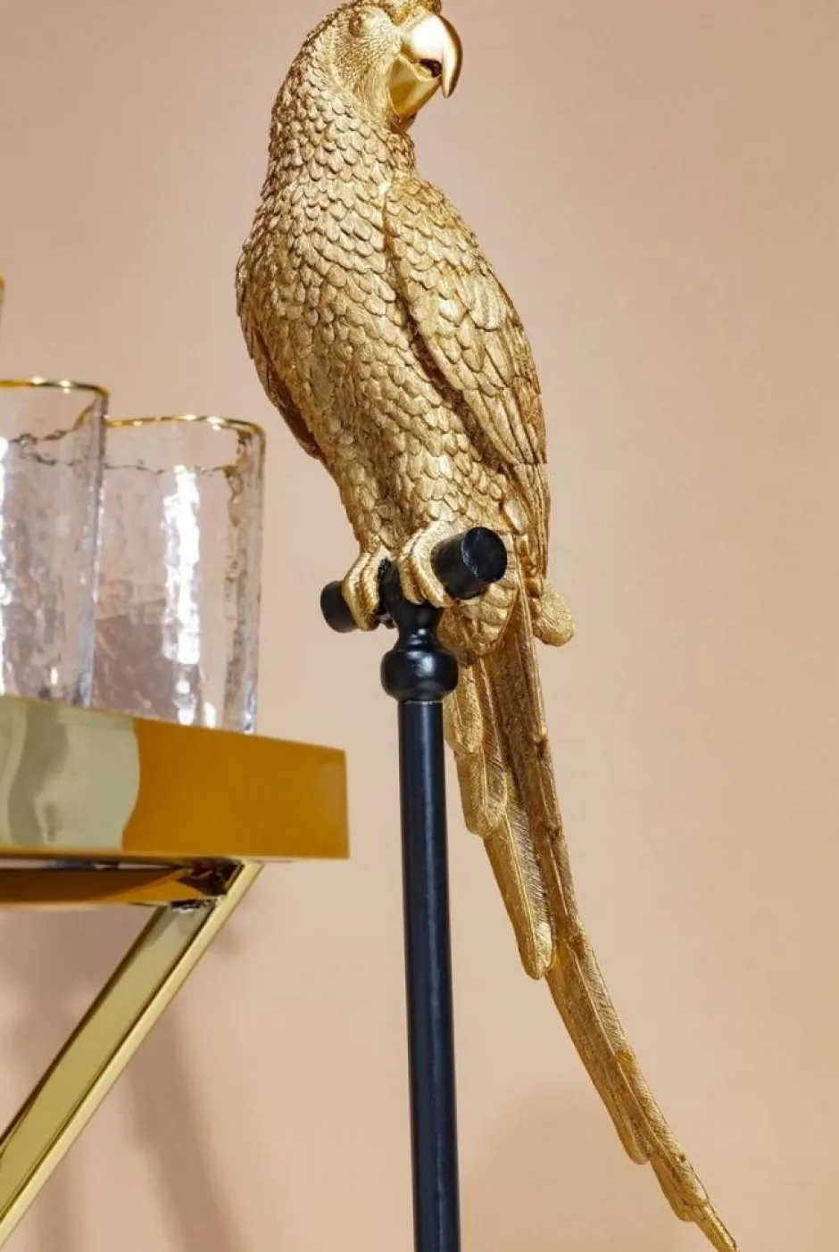 Shop Decofiguur Parrot Goud Opbergers|Woondecoratie