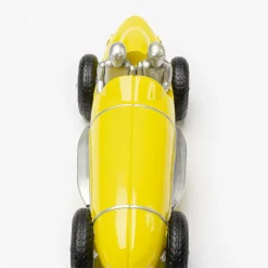 Discount Decofiguur Racing Car Yellow 9cm Opbergers|Woondecoratie