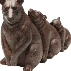 Hot Decofiguur Relaxed Bear Family Opbergers|Woondecoratie