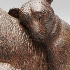 Hot Decofiguur Relaxed Bear Family Opbergers|Woondecoratie