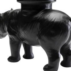 Best Decofiguur Rhino Black 41cm Woondecoratie|Kasten