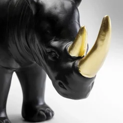 Best Decofiguur Rhino Black 41cm Woondecoratie|Kasten